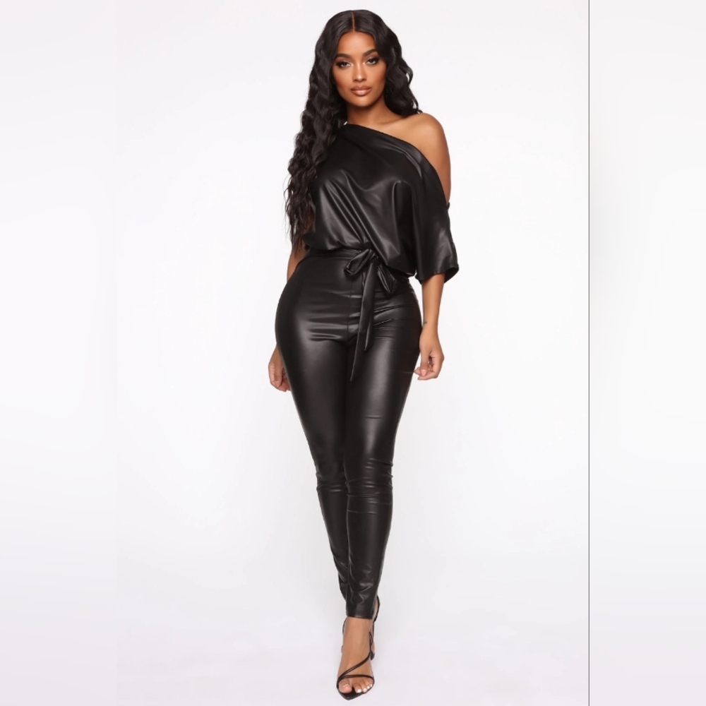 PU jumpsuit